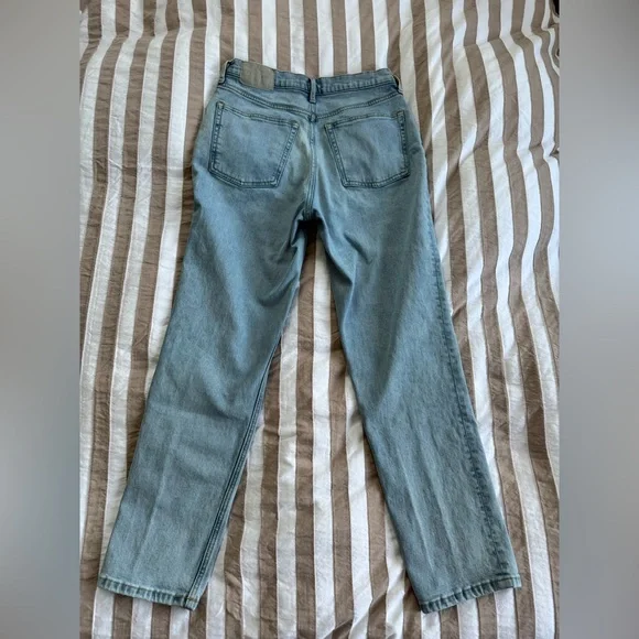 High Rise Straight Leg Jeans - Picture 4 of 12